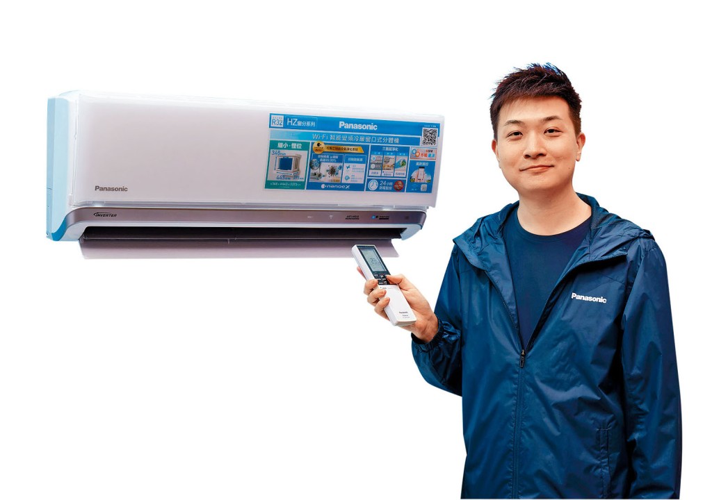 信興電器貿易有限公司徐先生指,透過Panasonic Comfort Cloud應用程式,一App在手,即可隨時隨地遙距操控家中空調機*6,極致方便。 信興電器貿易有限公司徐先生指,透過Panasonic Comfort Cloud應用程式,一App在手,即可隨時隨地遙距操控家中空調機*6,極致方便。