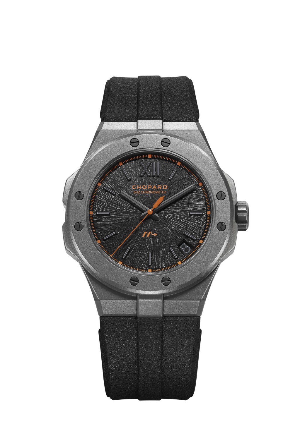 Chopard Alpine Eagle 41 SL Cadence 8HF，表壳：41mm陶瓷钛金属 / 机芯：Chopard 01.14-C自动 / 限量：250枚 / 售价：$193,000。 